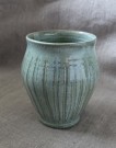 Turkis vase med striper thumbnail