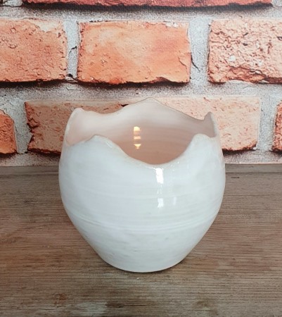 Lysegg, hvit